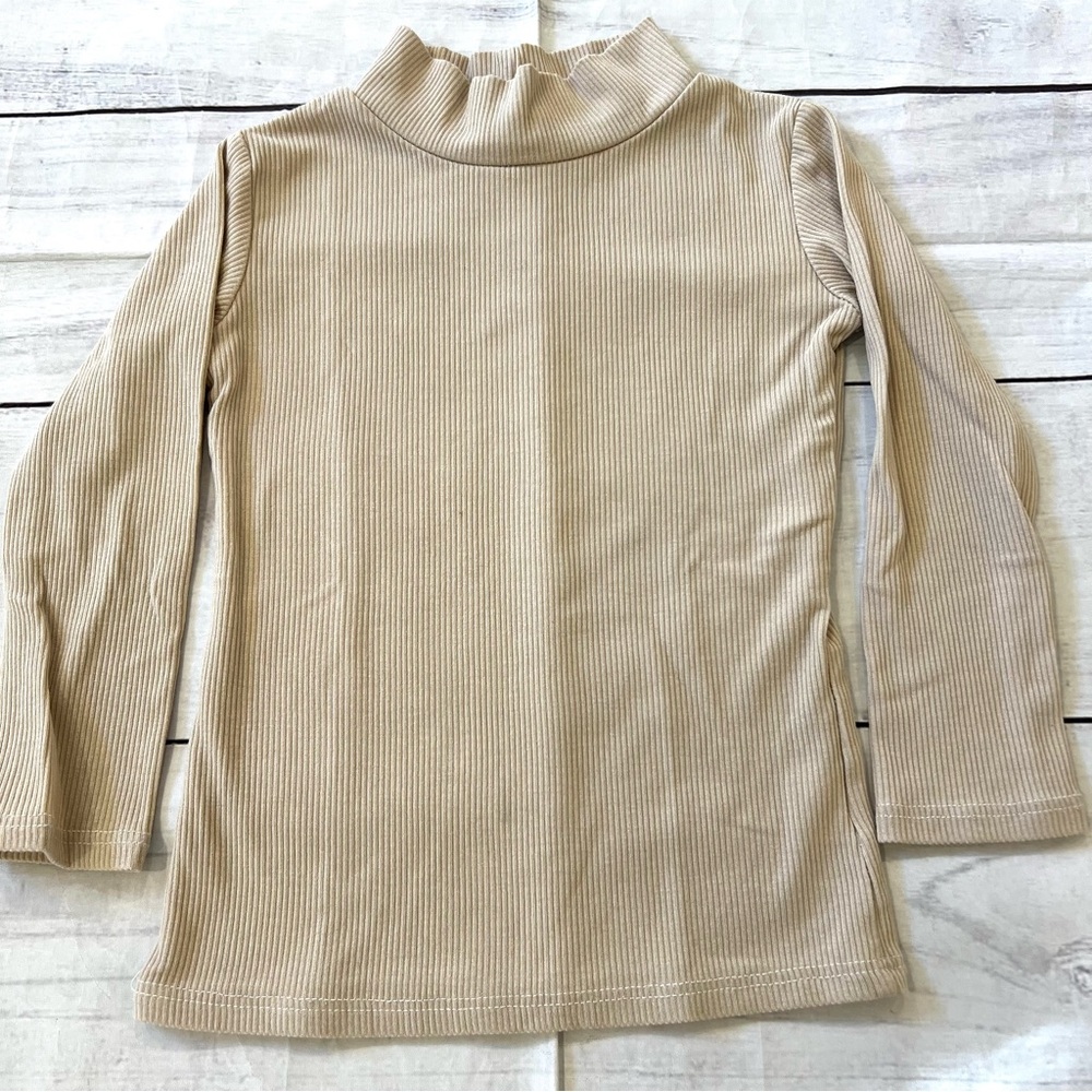 Pea Bee & Jae Mock-Neck Top